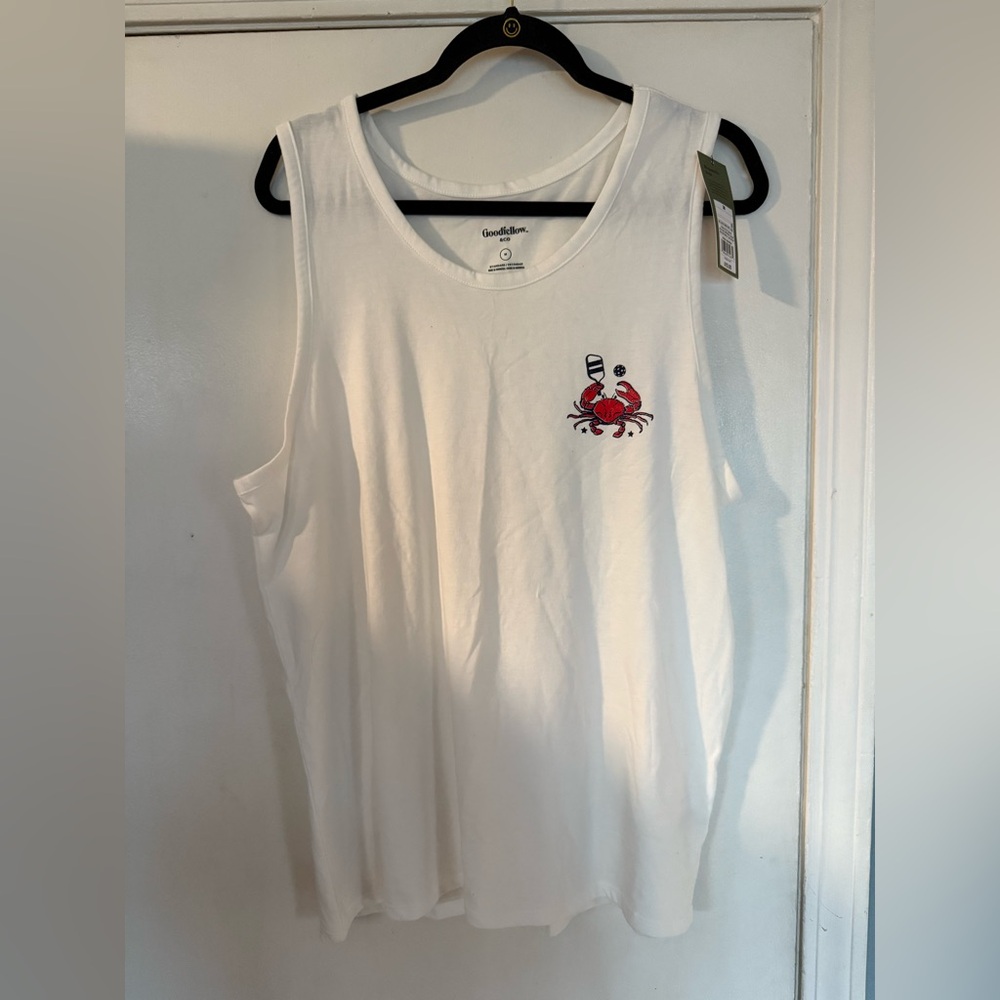 Goodfellow & Co Pickleball Crab Graphic Tank – Men’s Medium – NWT